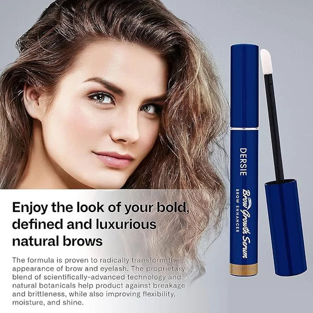 Dersie Eyebrow Growth Serum Rapid: for Thicker Brows in 4 Weeks (Pack of 2) - Product Image