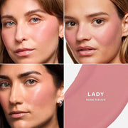 Saie Dew Liquid Blush for Cheeks - Hydrating Cream Blush Stick with a Blendable + Buildable Formula - Skincare Infused Dew...