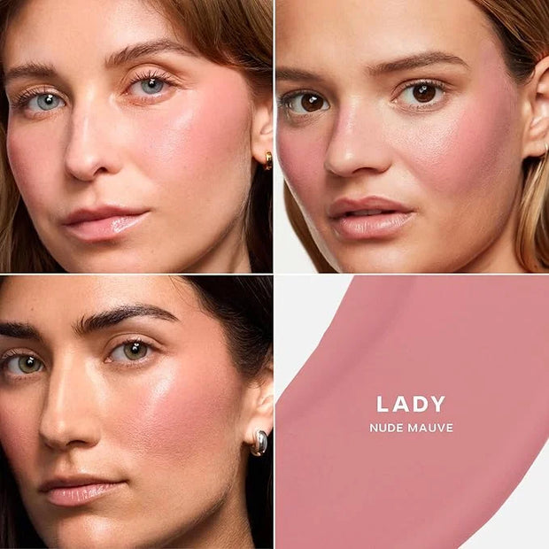 Saie Dew Liquid Blush for Cheeks - Hydrating Cream Blush Stick with a Blendable + Buildable Formula - Skincare Infused Dew...