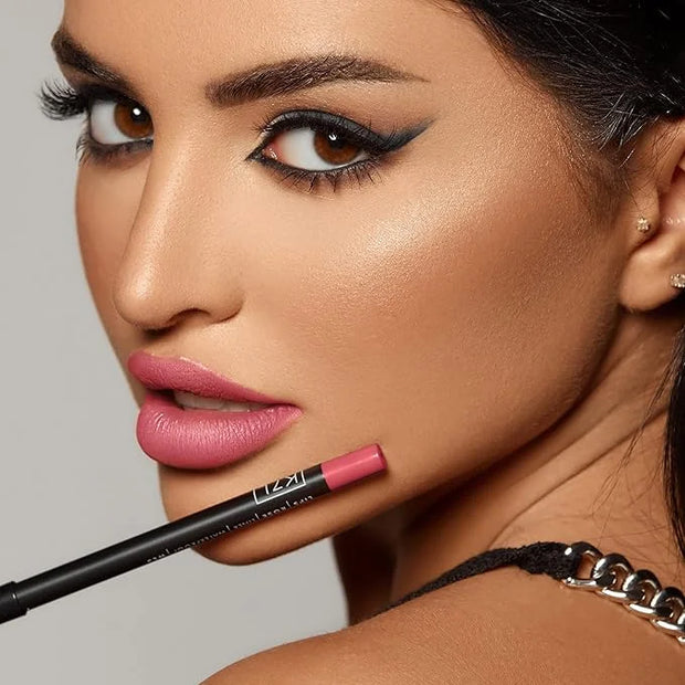 K7L Pink Lip Crayon (Vegan) - Waterproof, Smudge-Proof, Precise Cosmetics - Product Image