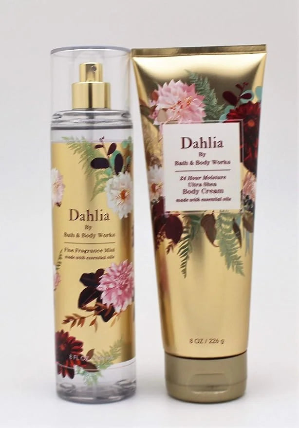 Dahlia - Ultra Shea Body Cream and Fine Fragrance Mist - Fall 2020 - Bath and Body Works - Product Image
