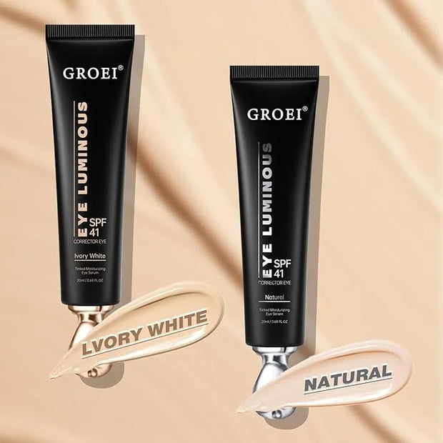 Luminous Eye Corrector Spf 41,Under Eye Corrector For Dark Circles,Undereye Sunscreen & Concealer, Hydrating Serum, Anti A...