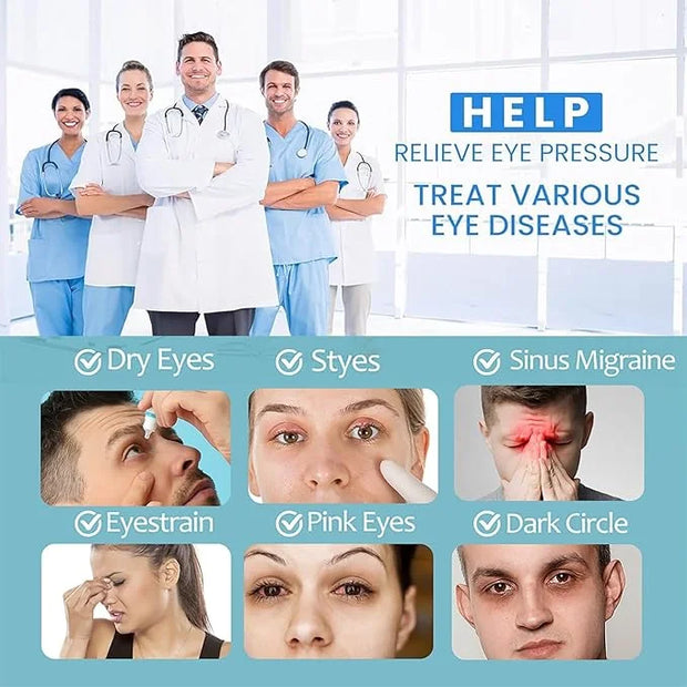 Heated Eye Mask for Dry Eyes,FSA HSA Eligible,Syndrome, MGD, Blepharitis, Stye Eye Treatment,Warm Compress for Eyes, Cool ...