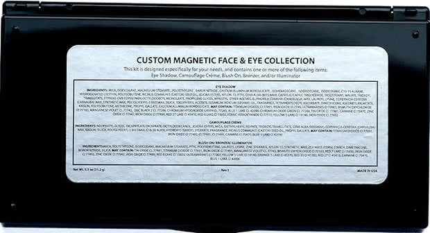 Off White, Matte Medium Lavender Violet, and Matte Deep Purple Vegan Eyeshadow Trio Palette; Talc, Paraben & Cruelty Free ...