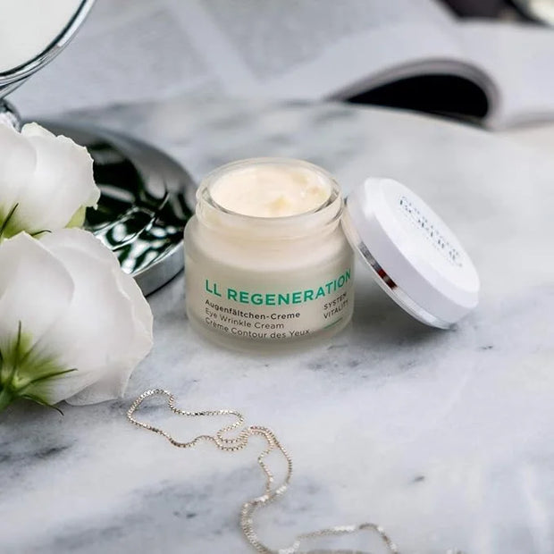 ANNEMARIE BÖRLIND – LL REGENERATION Eye Wrinkle Cream – Natural Vitamin C + E Anti Aging Eye Cream with LL BIOCOMPLEX for ...
