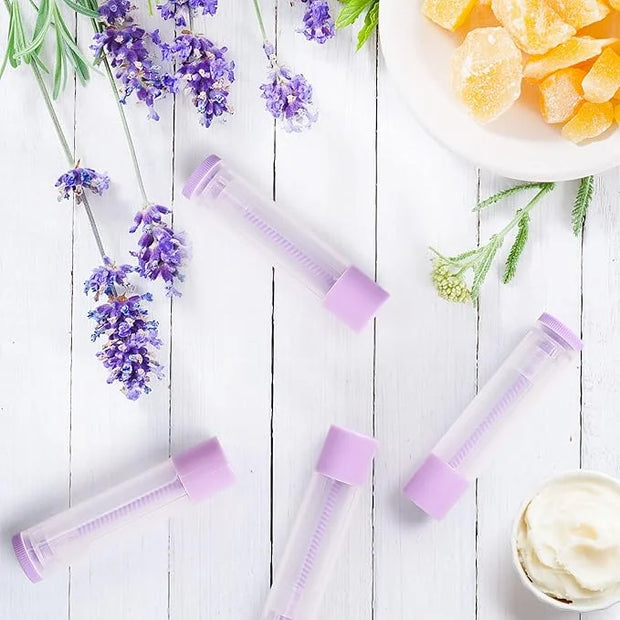 LotFancy Lip Balm Tubes Empty, 60PCS