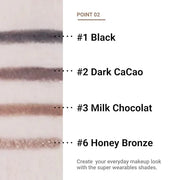 ETUDE Proof 10 Gel Pencil Liner 0.3g (#6 Honey Bronze) | Creamy Gel Texture Eyeliner with Wearable Shades to Create Precis...