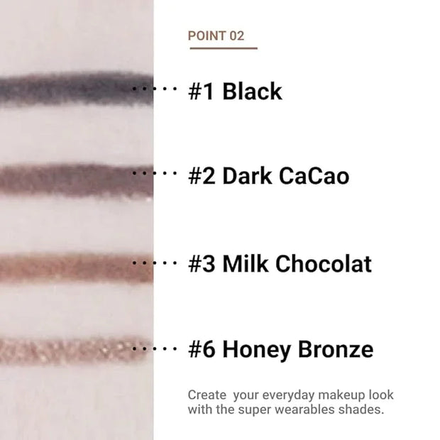 ETUDE Proof 10 Gel Pencil Liner 0.3g (#6 Honey Bronze) | Creamy Gel Texture Eyeliner with Wearable Shades to Create Precis...