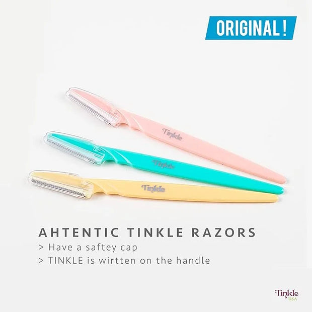Tinkle Eyebrow Razor, 3ct per pack (3pk) - Product Image