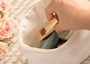 Juvale 6 Pack Canvas Makeup Bags with Zipper - 11.75 x 5.5 In White Cotton Canvas Makeup Bag Set for Toiletries and DIY Cr...