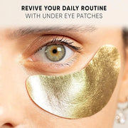 CÉLOR Under Eye Patches Premium - Golden Under Eye Mask Enriched with Hyaluronic Acid, Caffeine, Tea Tree & Collagen, unde...
