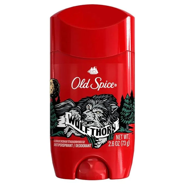Old Spice Wild Collection Invisible Solid Antiperspirant Deodorant, Wolfthorn, 2.6 Ounce (Pack of 2) - Product Image