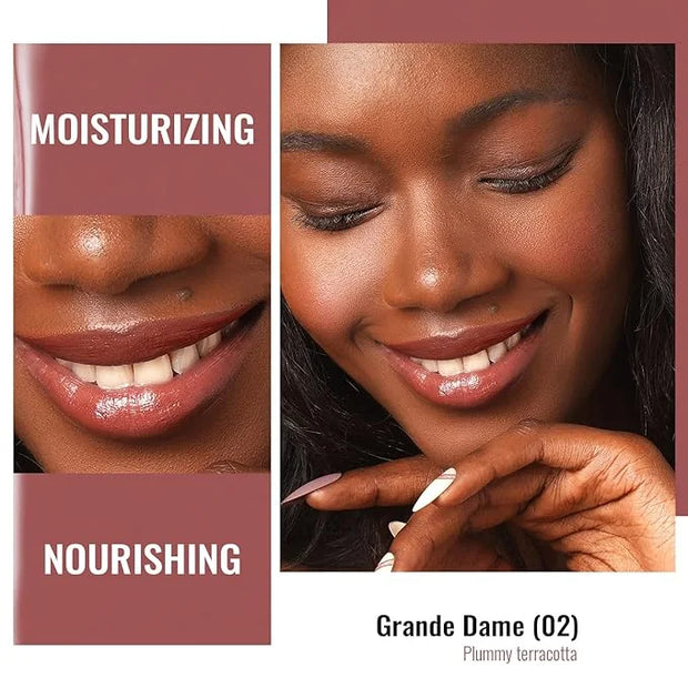 Oulac Moisturizing Shine Red Lipstick for Women, 2 in 1 Tinted Lip Balm for Winter, Hydrated Juicy and Glossy Lip Color fo...