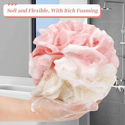 Bath loofah sponge back scrubber
