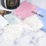 ideayard White Jade Eye Mask Cooling Jade Premium Sleep Eye Mask 100% All Natural Soothe Eye Fatigue - Product Image