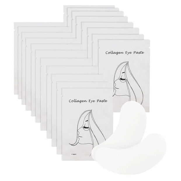 100 Pair Lint Free Hydrogel Eye Gel Patch Makeup Lash Lift Tools Under Eye Patch Pads for Eyelash Extension - Product Image