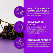 Andalou Naturals Goji Peptide Perfecting Cream, Age Defying Face Cream, Resveratrol CoQ10 Face Moisturizer, Supports Skin ...