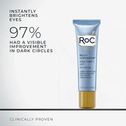 RoC Multi Correxion 5 in 1 Anti-Aging Eye Cream for Puffiness, Under Eye Bags & Dark Circles, Skin Care Treatment with She...