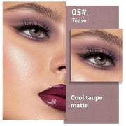 Taupe Matte Single Eyeshadow Makeup, Neutral Powde Eye Shadow for Older Women, Lavender Plum Mauve Matte Eyeshadow Palette...
