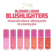 Juvia's Place Blushed Liquid BlushLighter Rose Glow - Liquid Blush for Cheeks with Luminous Glow, Long-Wearing, Buildable ...