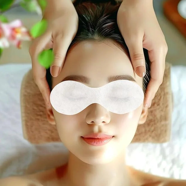 100 Sheets Disposable Non Woven Eye Care, Cotton Eye Mask Paper Paper Facial Eyes Pads Spa DIY Clear Eyes Mask Papers Beau...