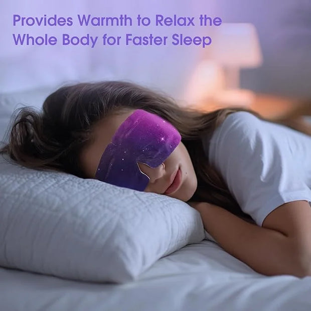 14Packs Microcurrent Heated Eye Mask for Dry Eye, Sleep Steam Eye Masks Disposable Self Heating for Warm Compress Dark Cir...