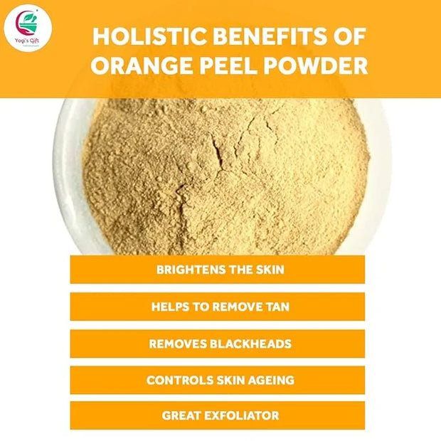 Orange Peel Powder 8 oz (227 grams) | 100% Natural Care For Acne, Tan & Blackheads | Effective DIY Face Mask Ingredient | ...
