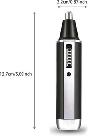 Nose Hair Trimmer for Women and Men, 4-in-1 Facial Hair Removal Trimmer Professional Eyebrow & Facial Hair Trimmer, Rechar...