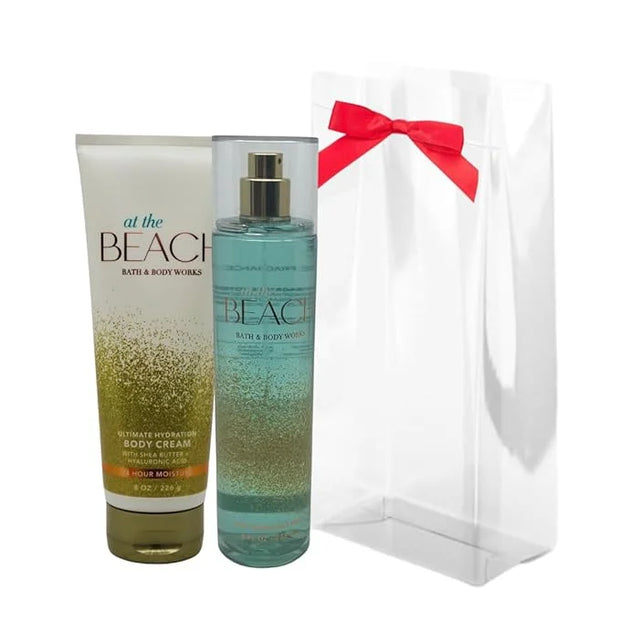 Bath & Body Works At the Beach - Gift Pack for Holiday - Mist 8oz and Body Cream 8oz - Product Image