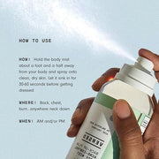 Versed Back-Up Acne Control Body Mist - All Over Blemish Spot Treatment + Salicylic Acid Spray with Tea Tree Oil & Witch H...