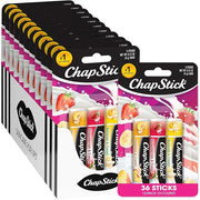 ChapStick Bulk Lip Balm, Fruit & Cream Collection, 3-Packs (12 Sets/36 Tubes) – Sweet & Delicious Lip Care, Birthday Gifts...