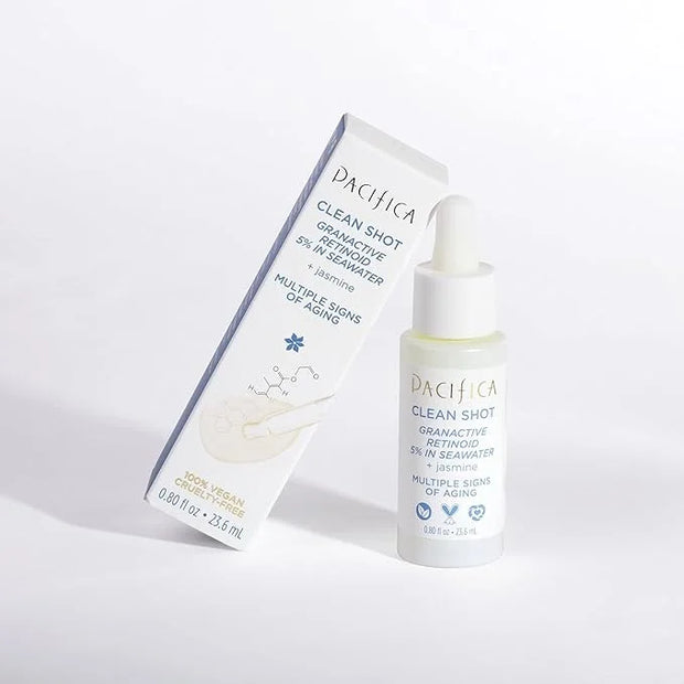Face Serum by Pacifica - Clean Shot Granactive Retinoid 5% Solution – Anti-Aging Facial Serum with Advanced Retinoid Compl...
