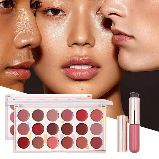 Long-Lasting Hydrating Lipgloss Makeup Sets for Girls and Women Waterproof Non-Sticky Lip Gloss Lip Stain Lipcolor with So...