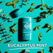 Tom's of Maine Eucalyptus Mint Aluminum Free Natural Deodorant For Women & Men | Goes on Clear | Odor & Wetness Protection...
