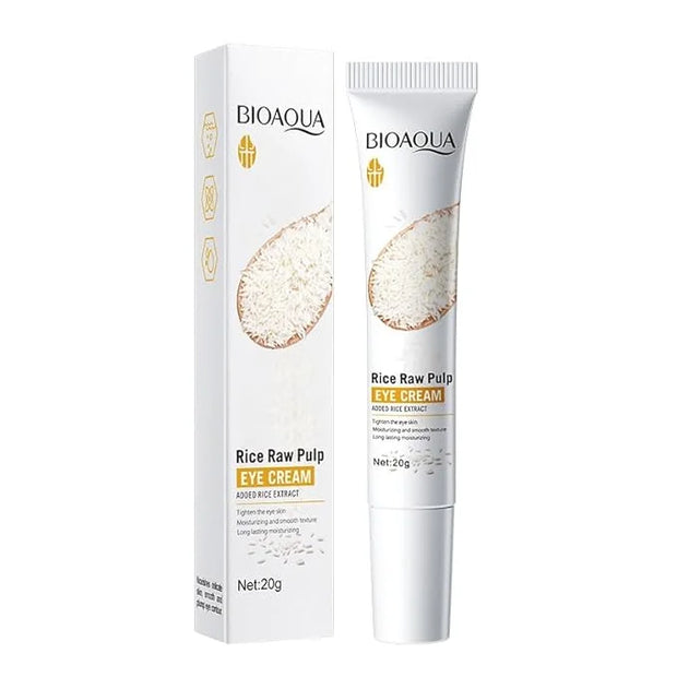 BIOAQUA Rice Raw Pulp Under-Eye Cream Rice Extract Moisturizing Smooth Nourishing Under-Eye Skin 20g / 0.7oz - Product Image