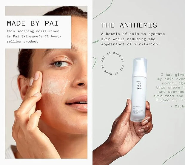 PAI SKINCARE - The Anthemis: Organic Chamomile + Rosehip Soothing Facial Moisturizer | Natural, Vegan, Sensitive Skincare ...