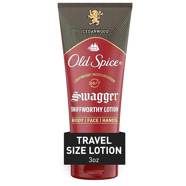 Old Spice Body Lotion for all skin types, Travel Size 24/7 Lightweight Moisturization with Amazing Scent for Face, Hand an...