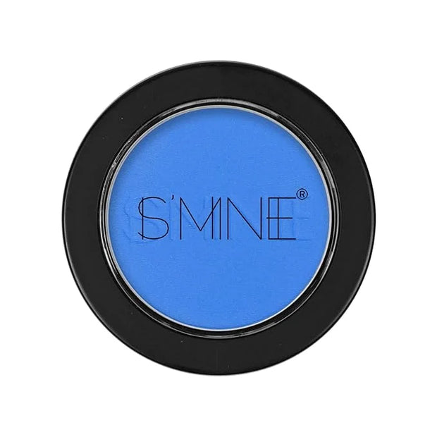 IS'MINE Single Blue Matte Eyeshadow Powder Palette High Pigment, Longwear, Intense Color Best Blue Eyeshadow - Product Image