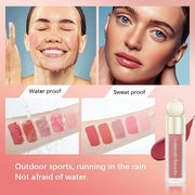 Erinde Liquid Cream Blush, Soft Dewy Face Blush, Natural Matte Finish Looking, Long-lasting Cheek Tint, Lightweight Blenda...