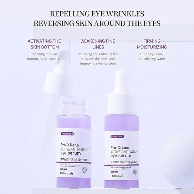 DEleventh Korean Brand Pro-Xilane Active Anti-Wrinkle Eye Serum 30ml / Anti-Aging, Reduces Puffiness, Dark Circles, & Firm...