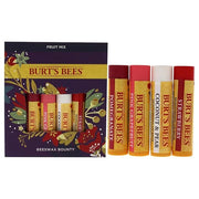 Burt’s Bees Holiday Gift, 4 Lip Balm Stocking Stuffer Products, Beeswax Fruit Set - Pomegranate, Sweet Mandarin, Coconut a...