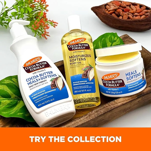Palmer's Cocoa Butter Formula Daily Skin Therapy Solid Lotion with Vitamin E, Body Moisturizer for Extremely Dry Skin, Sof...