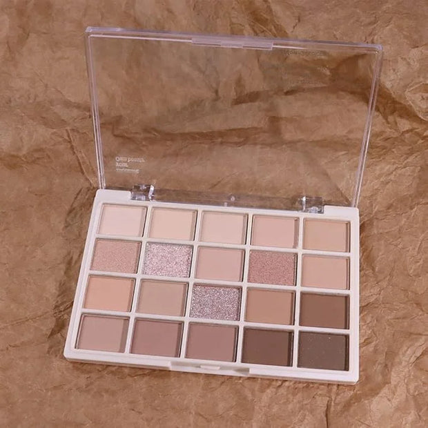 20Colors Rose Gold Dark Brown Nude Basics Matte Eyeshadow Palette,Eye Shadow Travel Makeup Palette all in one Long Lasting...