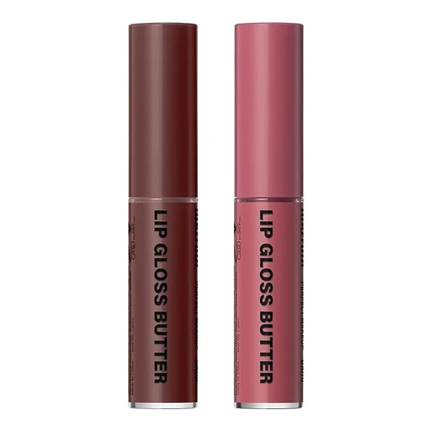 Butter Gloss Lip Gloss Set,Moisturizing Nourishing Hydrating Lip Glaze,Glass Lip Lipstick,Non-Sticky Lip Gloss,Lip Plumpin...