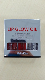 Liquid Lip Oil Gloss, 3 Pack Moisturizing Hydrating Nourishing Long Lasting Tinted Lip Gloss Plumper Gift Box for Teens Wo...