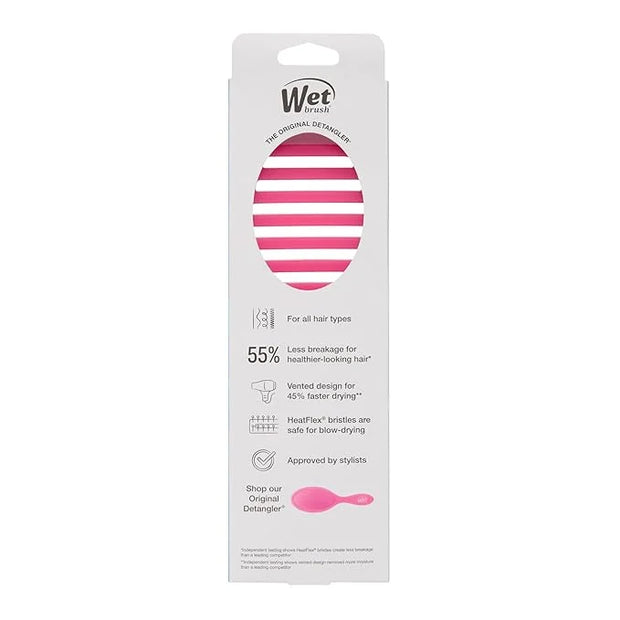 Wet Brush Speed Dry Hair Brush, Pink Frost - Vented Design & Soft HeatFlex Bristles Are Blow Dry Safe - Ergonomic Handle M...