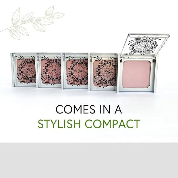 Honeybee Gardens Complexion Perfecting Blush in Breathless, Pale Warm Pink Pigmented, Vegan & Gluten-Free, 8.5g - Product ...