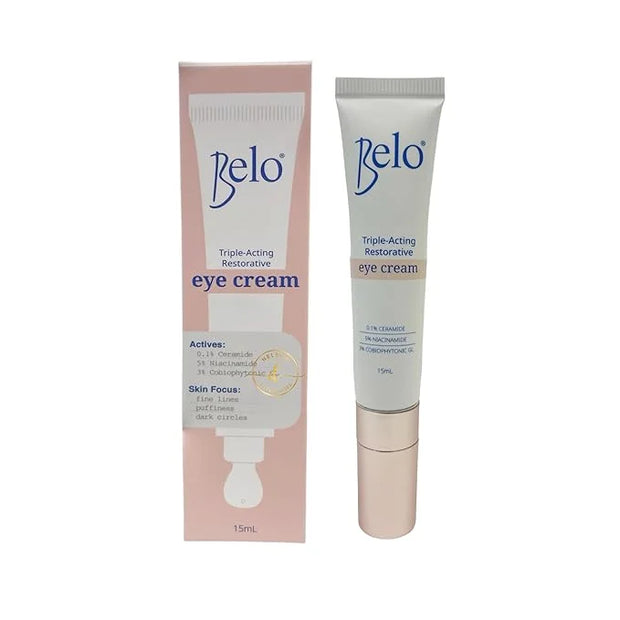Belo Triple-Acting Restorative Eye Cream, for Fine Lines, Puffiness and Dark Circles, 15ml - Product Image