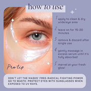 SpaLife Beauty Stargazing Radiating Under Eye Masks – Hydrogel Eye Patches for Dark Circles, Puffy Undereyes, & Discolorat...