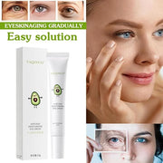 Avocado Hydrating Eye Cream Elastic Moisturizing Eye Cream Remove Pouches Dark Circles Anti-Wrinkle Diminishing Eye Lines ...
